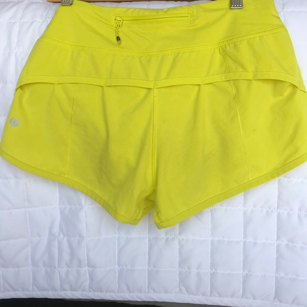 Lululemon 4 Neon Bright Yellow/Green Highlighter.